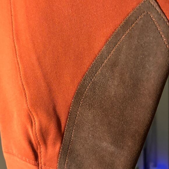 Harry Hall Womens Vintage Riding Equestrian Jodhpurs Pants Leather Patches - Picture 8 of 9